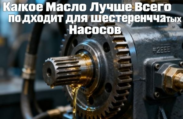 Какое Масло Лучше Всего Подходит Для Шестеренчатых Насосов?