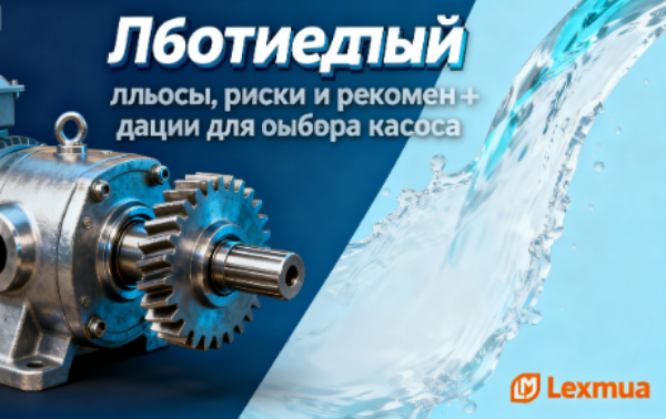 можно ли использовать шестеренчатый насос для подачи воды