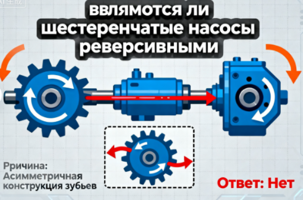 являются ли шестеренчатые насосы реверсивными
